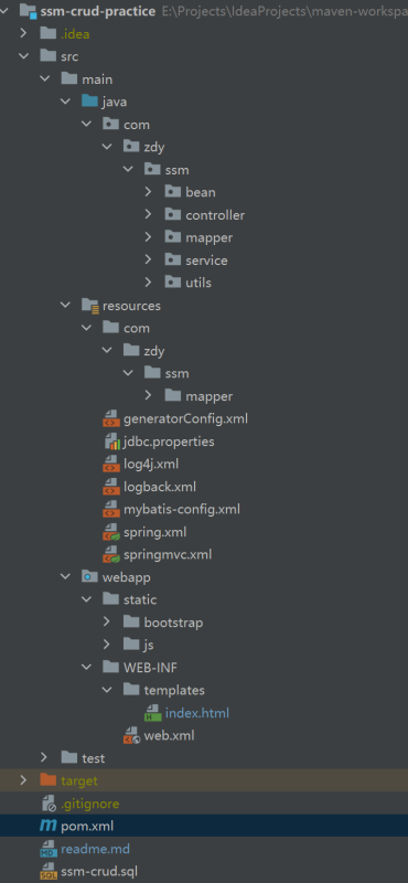 GitHub - fefed/ssm-crud-practice: SSM练手项目 · GitHub