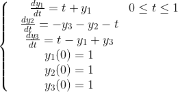 example ode equation