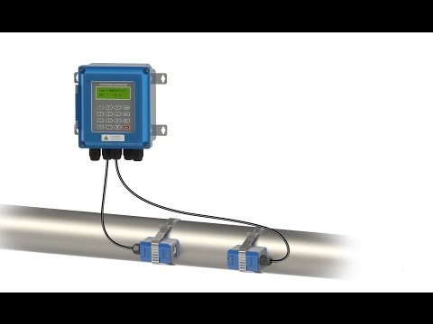 TUF-2000M Clamp-on Transducer Set-up