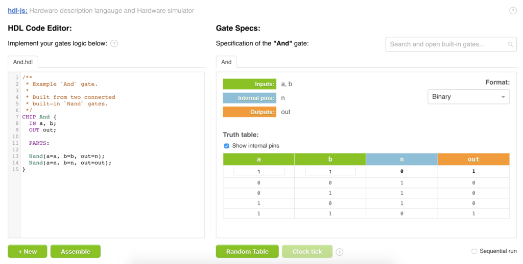 Hardware simulator UI tool