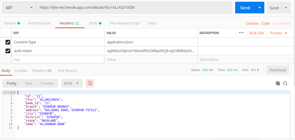 GitHub - suvojitd79/rest-api: Fyle BE Coding Challenge: Banks Search ...