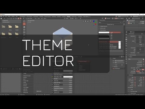 GitHub - pragma37/Blender-Theme-Editor: Nicer theme editor :)