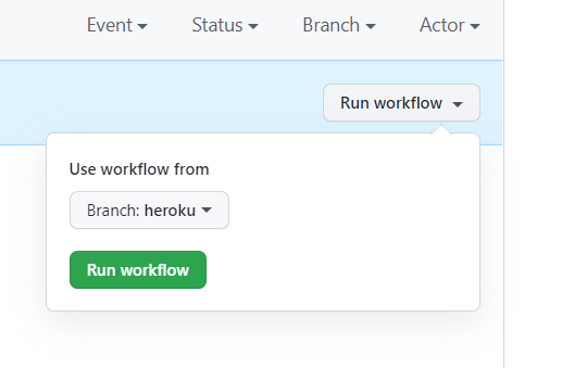 Run Workflow