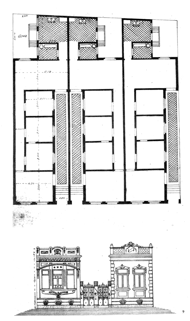 Rental dwellings in São Paulo, ca. 1900. @lemos:1987ecletismo