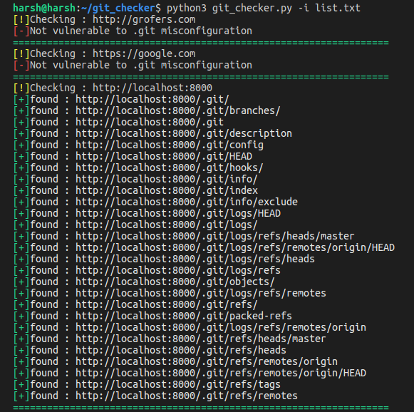 git-checker