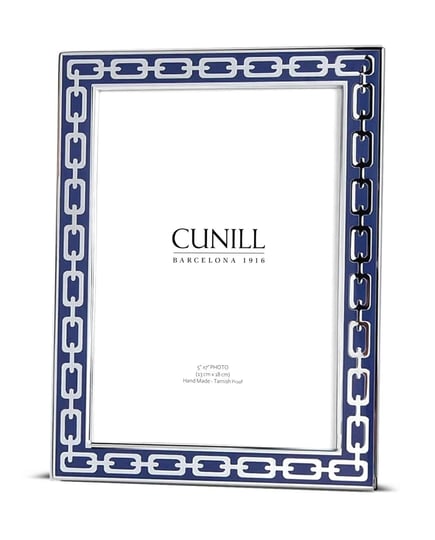 cunill-links-style-picture-frame-silverplate-navy-blue-5x7-links-picture-frame-chain-link-design-pho-1
