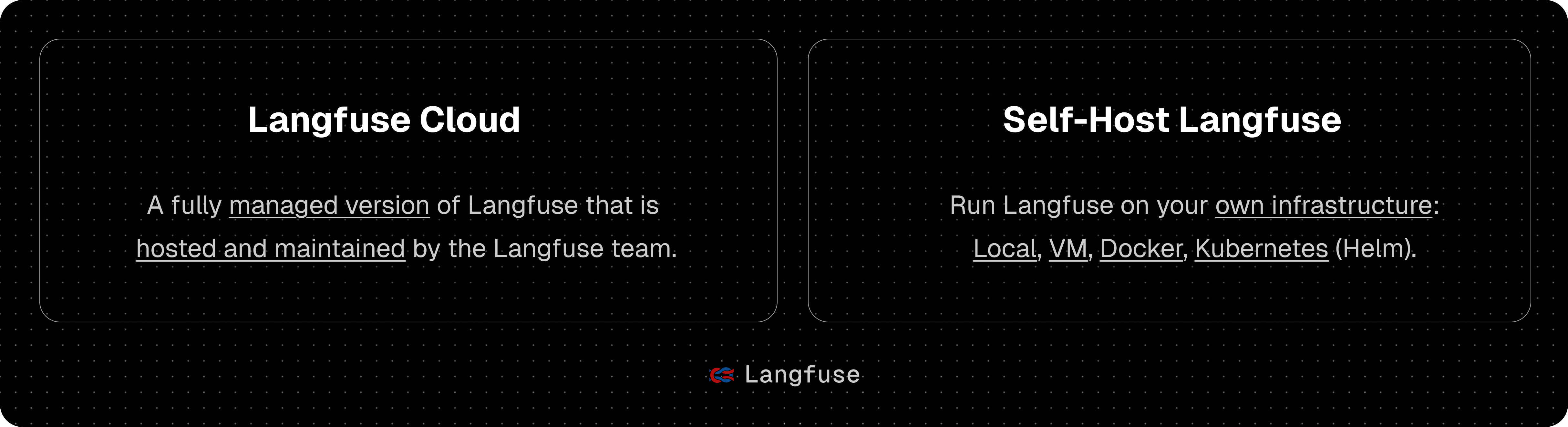 Langfuse Deployment Options