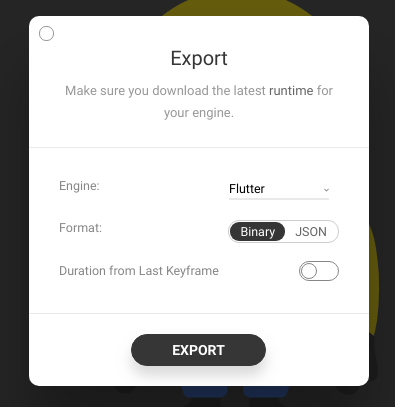 Export Flutter