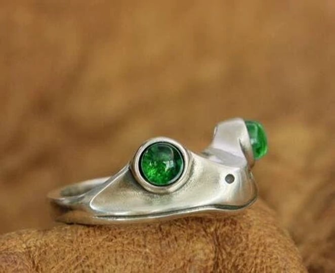 frog-ring-sterling-silver-green-5-1-2-us-1