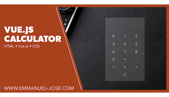Vue.js Calculator. Click to visit.