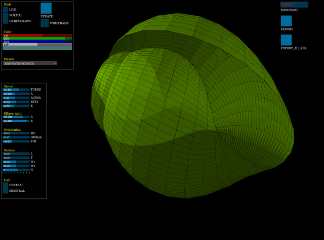 GitHub - genekogan/SeashellGenerator: Generative seashell mesh creation ...