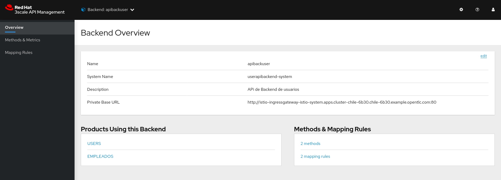 Api backend config final