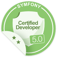 Symfony 5 Certified Developer (Advanced) badge