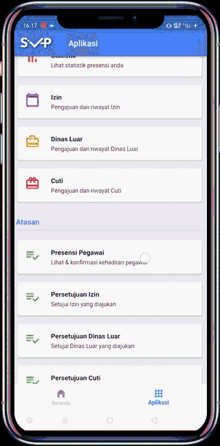 Employee Presence Screen