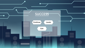 Success screen mock-up