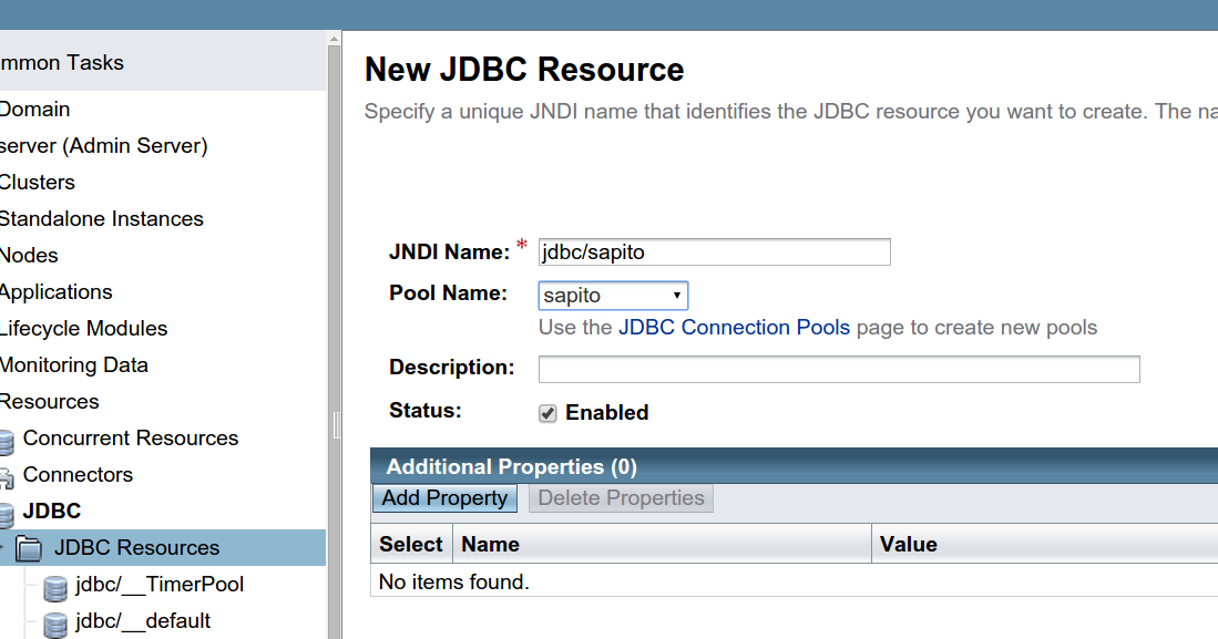 JDBC Resource