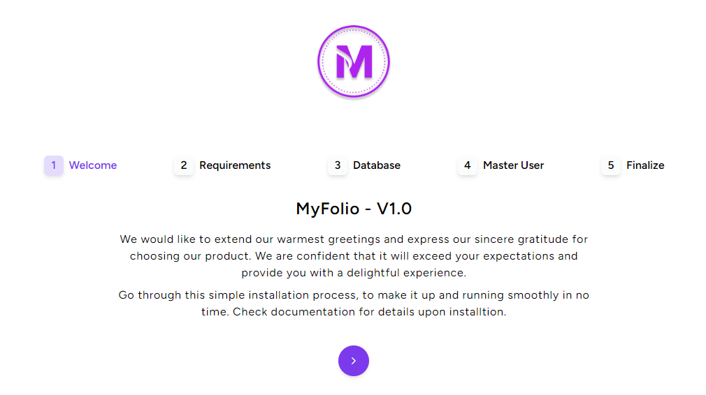 MyFolio Installer