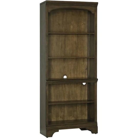 maklaine-5-shelf-rectangular-traditional-wood-bookcase-in-oak-1