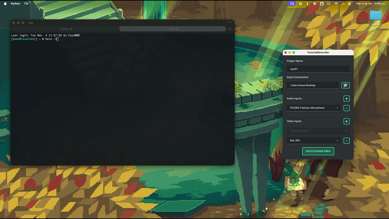 TutorialRecorder Demo