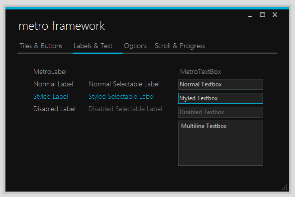 MetroFramework