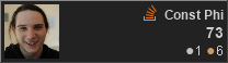 profile for Const Phi at Stack Overflow, Q&A for professional and enthusiast programmers