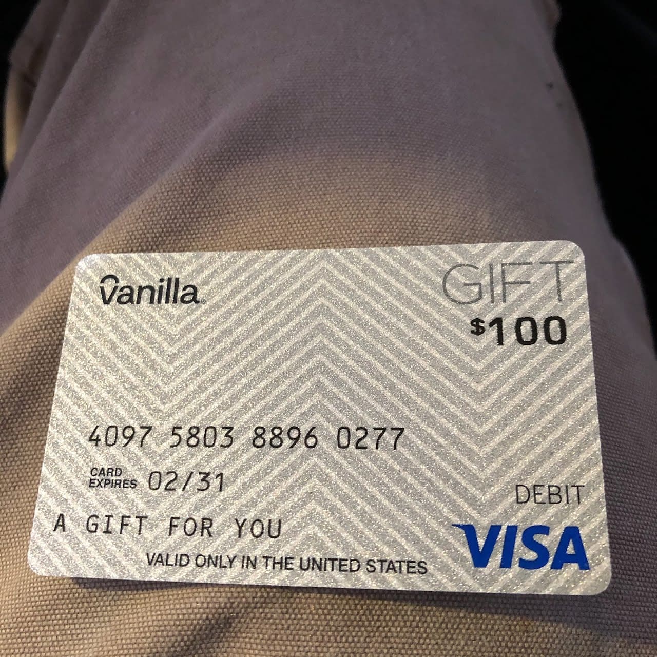 VANILLA GIFT CARD