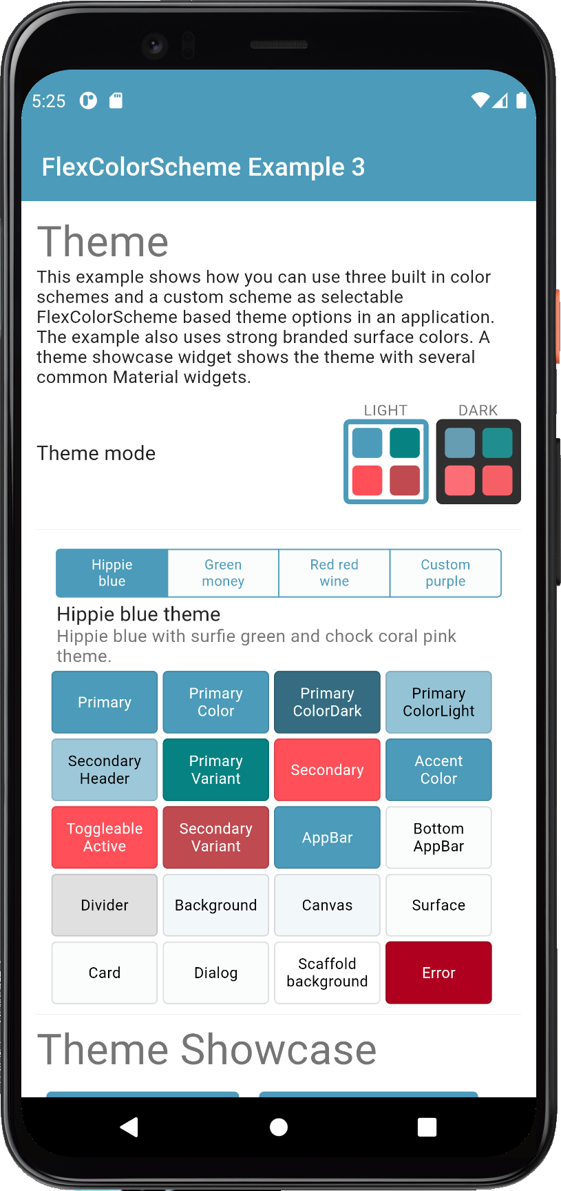 ColorScheme example 3a light