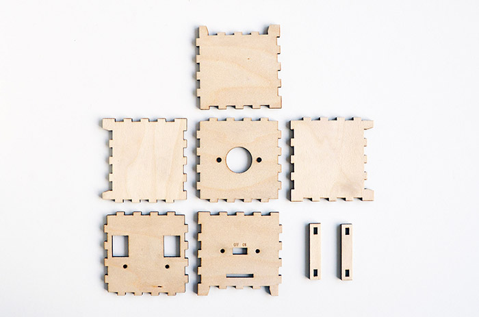 the laser cut parts