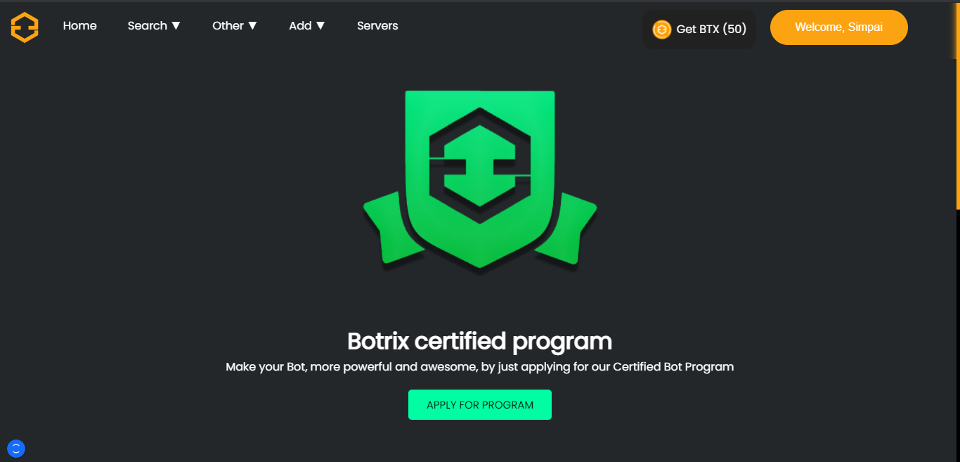 Botrix Bot Certification Program