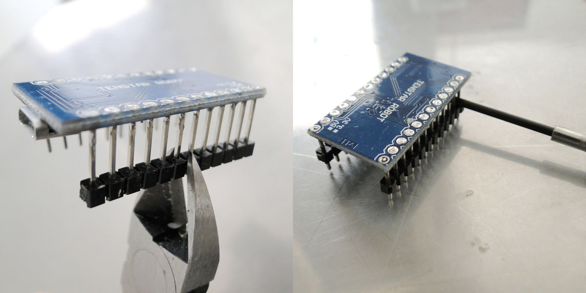 Cut then remove the header spacer