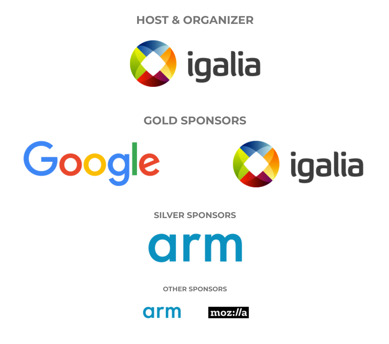 Web Engines Hackfest 2019 Sponsors