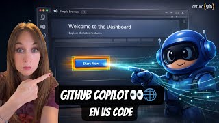 Cómo usar Simple Browser con GitHub Copilot en VS Code 👀🌐