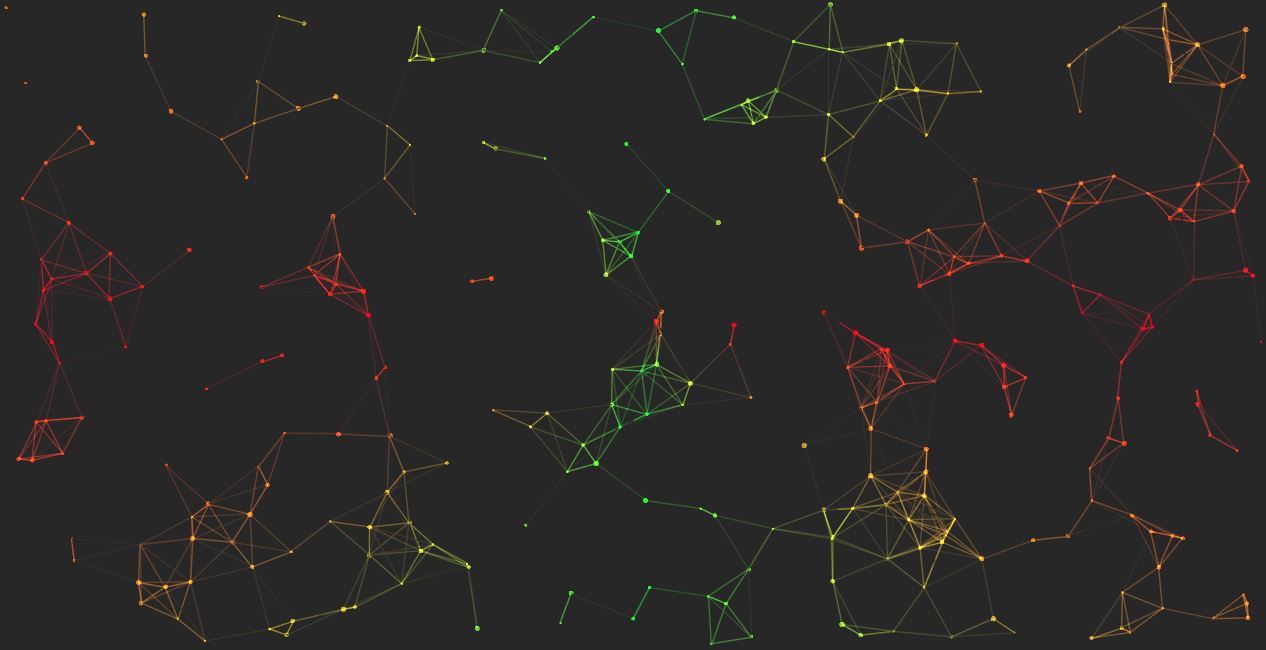 2D "Particles.js" Canvas