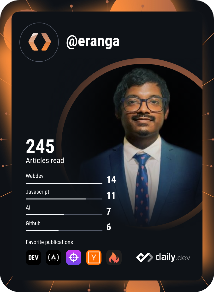 Eranga's Dev Card