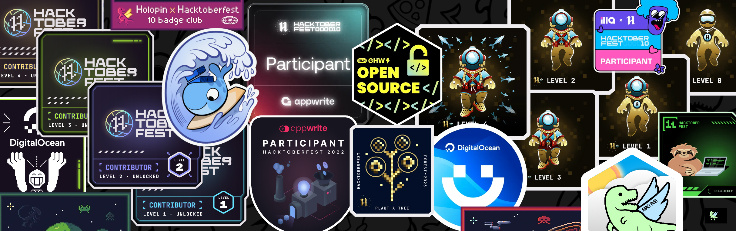 An image of @mrkrishnaagarwal's Holopin badges, which is a link to view their full Holopin profile