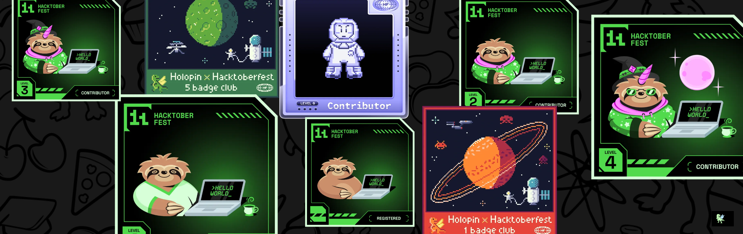 An image of @ak8057's Holopin badges, which is a link to view their full Holopin profile