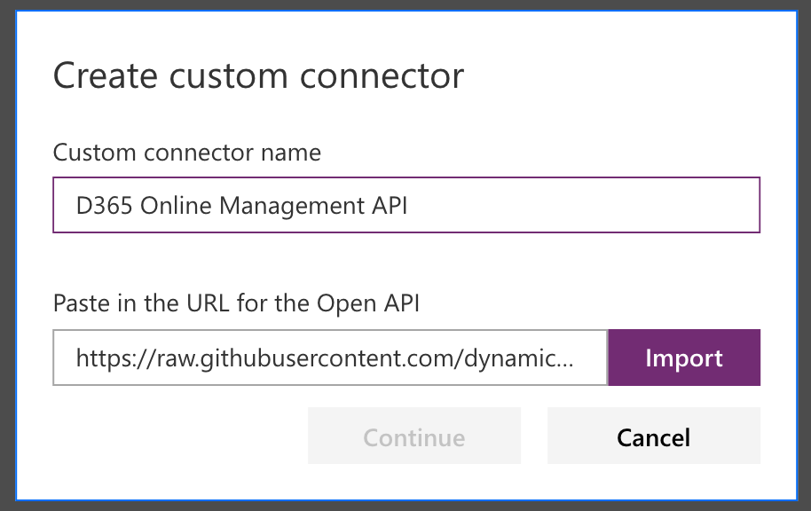 Create custom connector