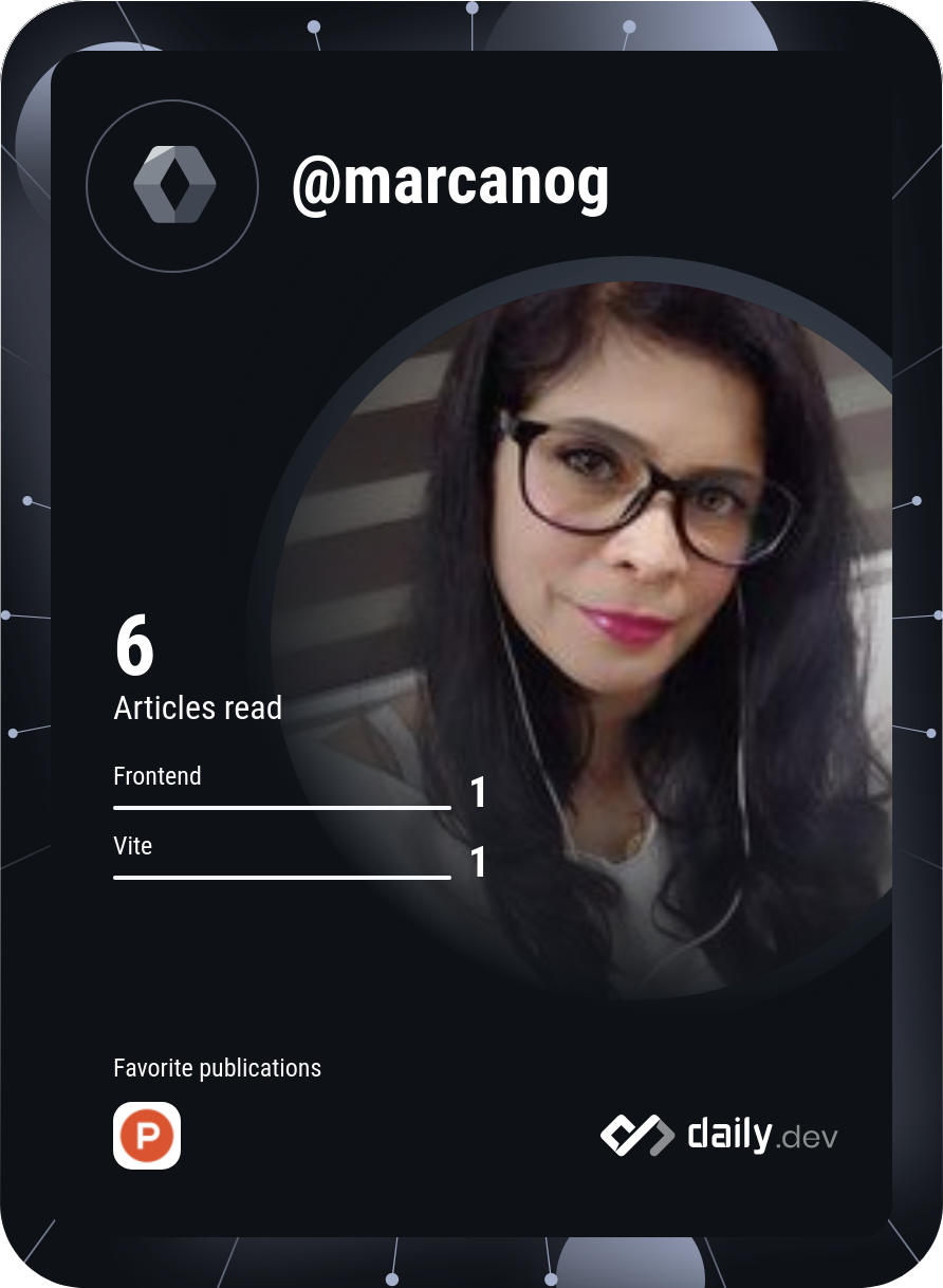 Georgelys Marcano's Dev Card