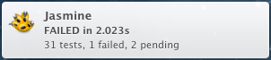 jasmine-growl-reporter notification center