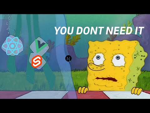 You don't need a frontend framework by Andrew Schmelyun