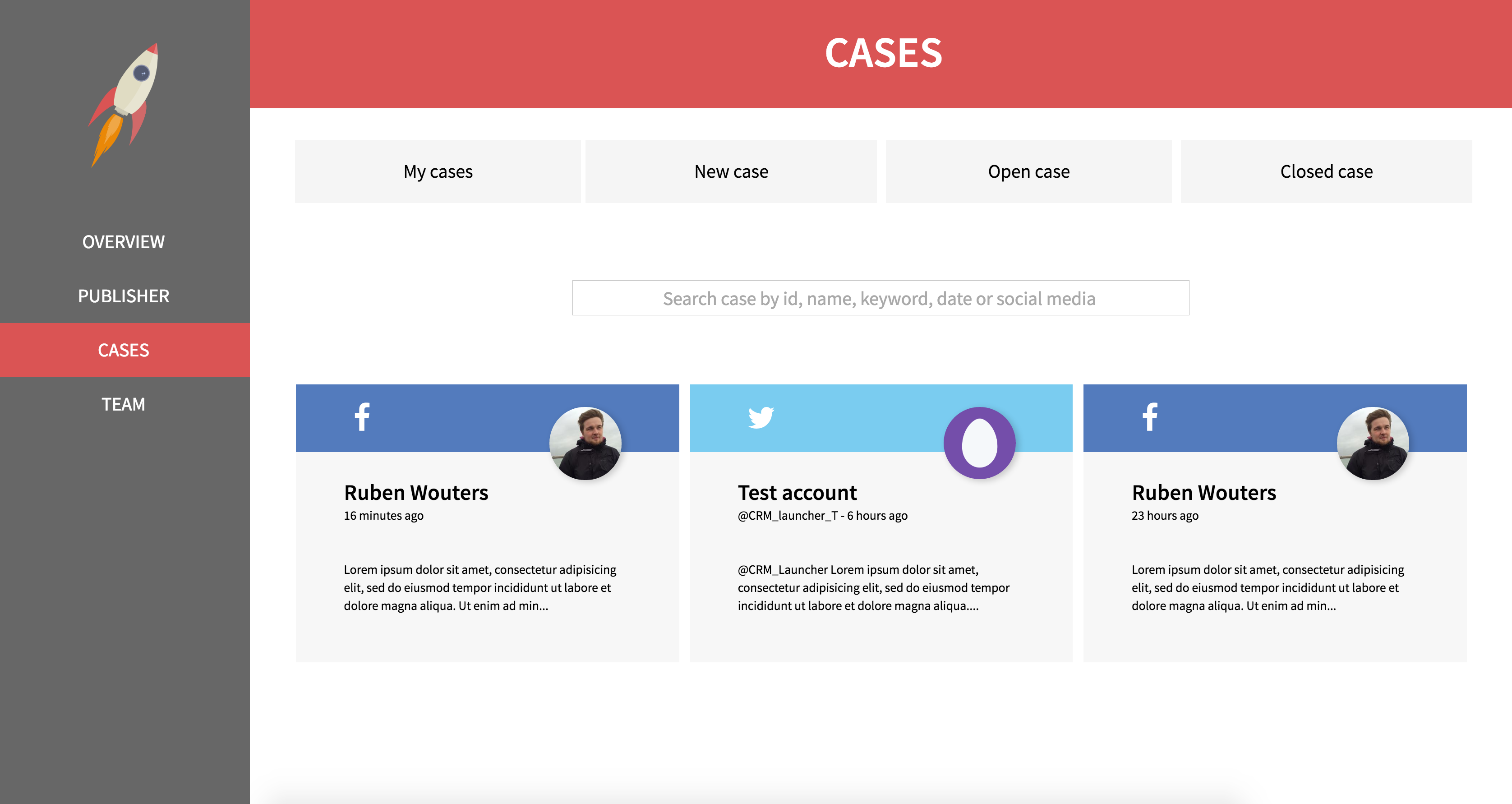 Cases overview