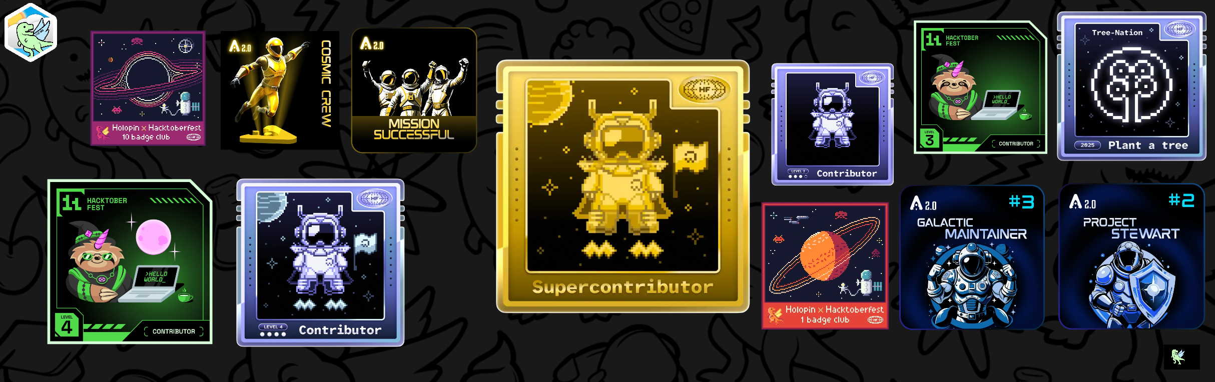 An image of @lordcyclone100's Holopin badges, which is a link to view their full Holopin profile