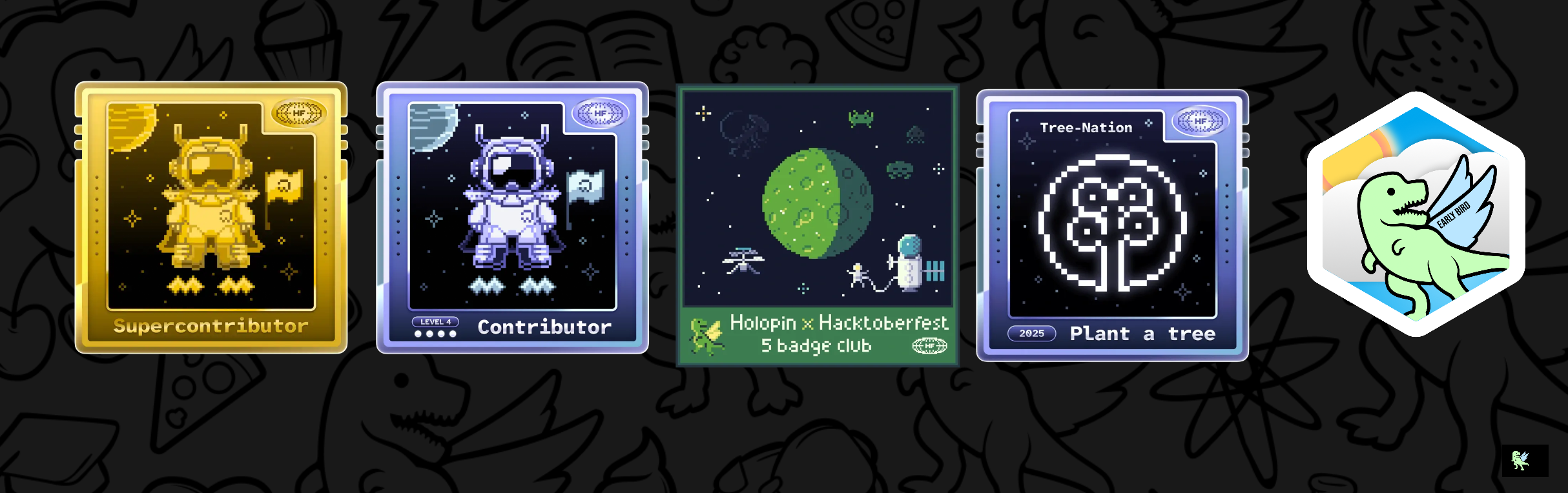 An image of @raunak0400's Holopin badges, which is a link to view their full Holopin profile