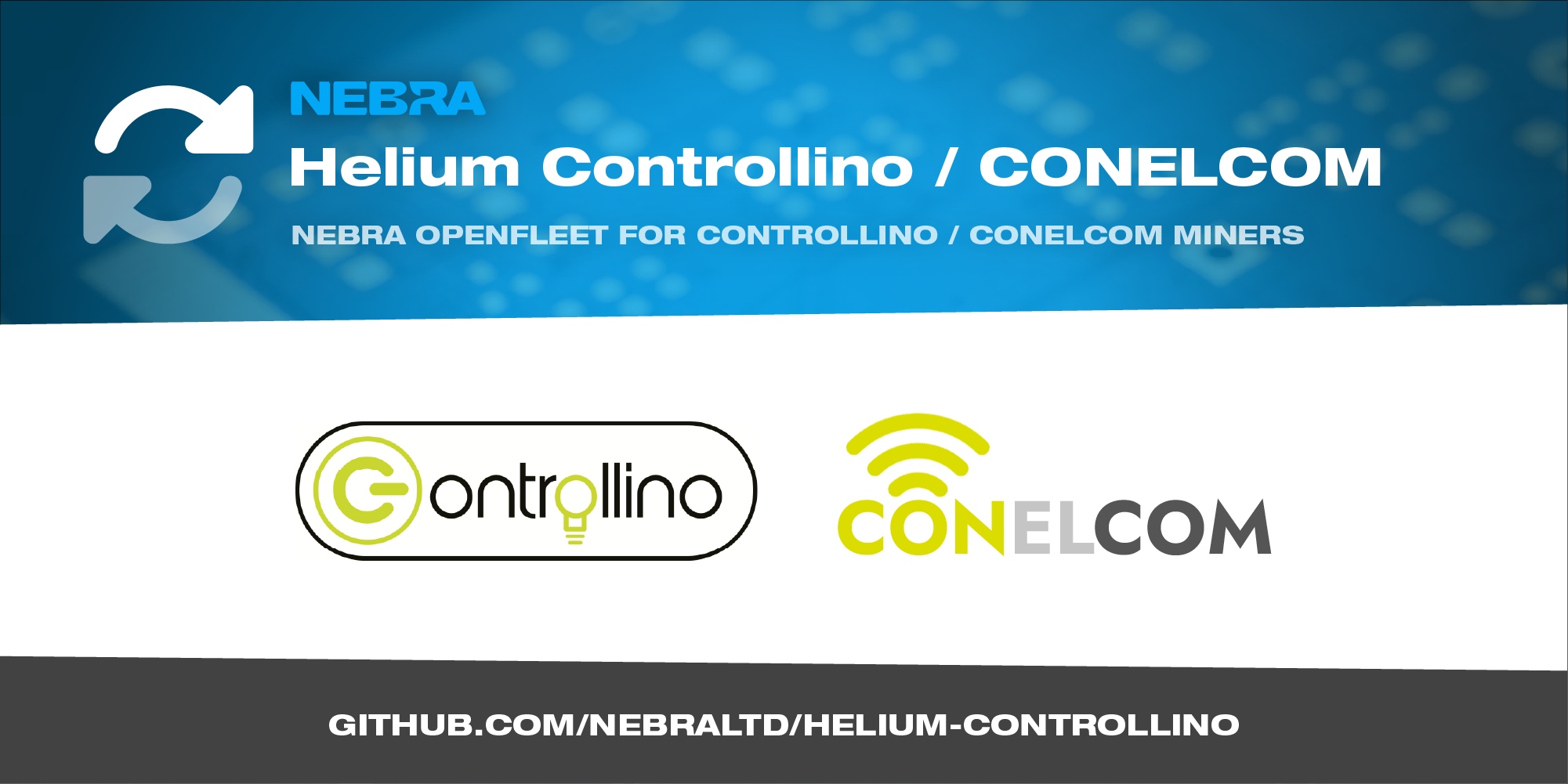 Helium Controllino / Conelcom Firmware Repo Header