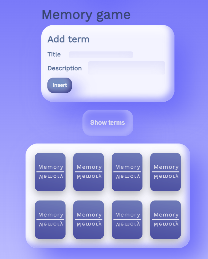 GitHub - dominikgubo/Web-Memory-Game: Simple web memory game · GitHub