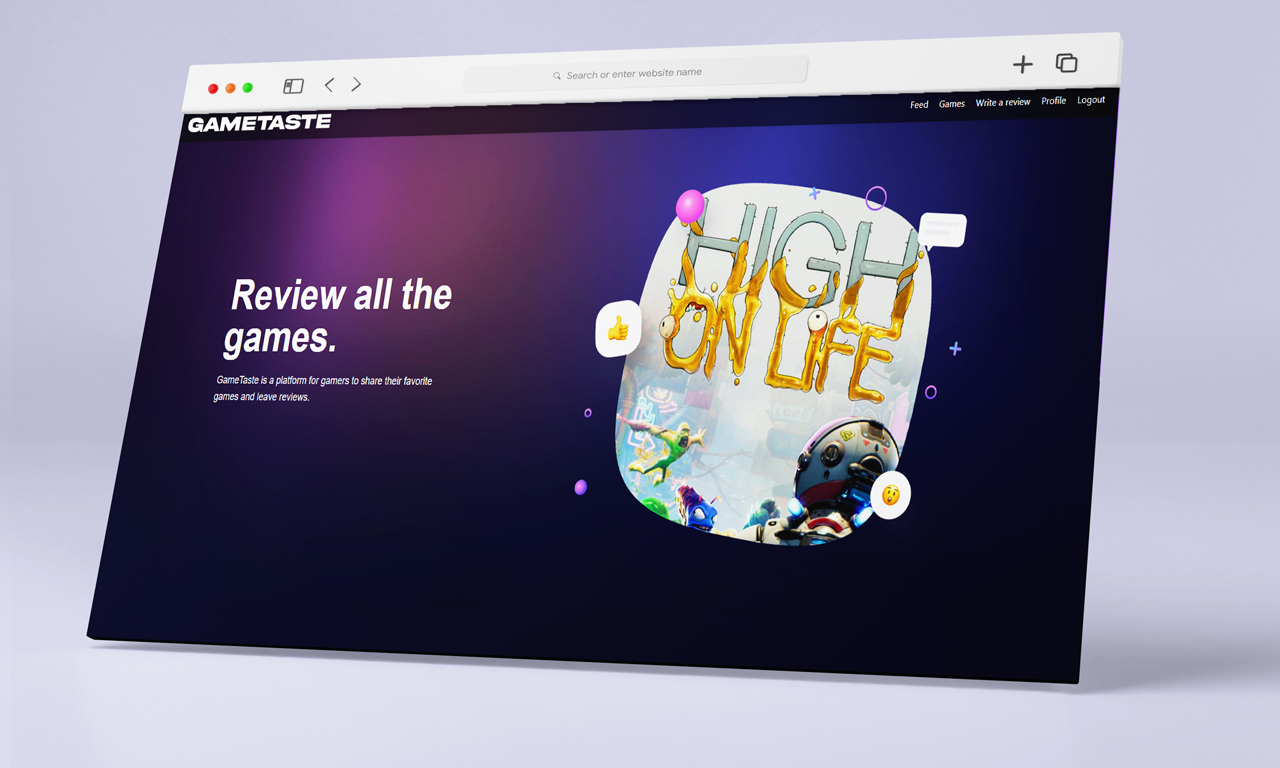 GameTaste Homepage