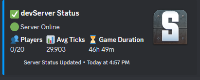 server status embed