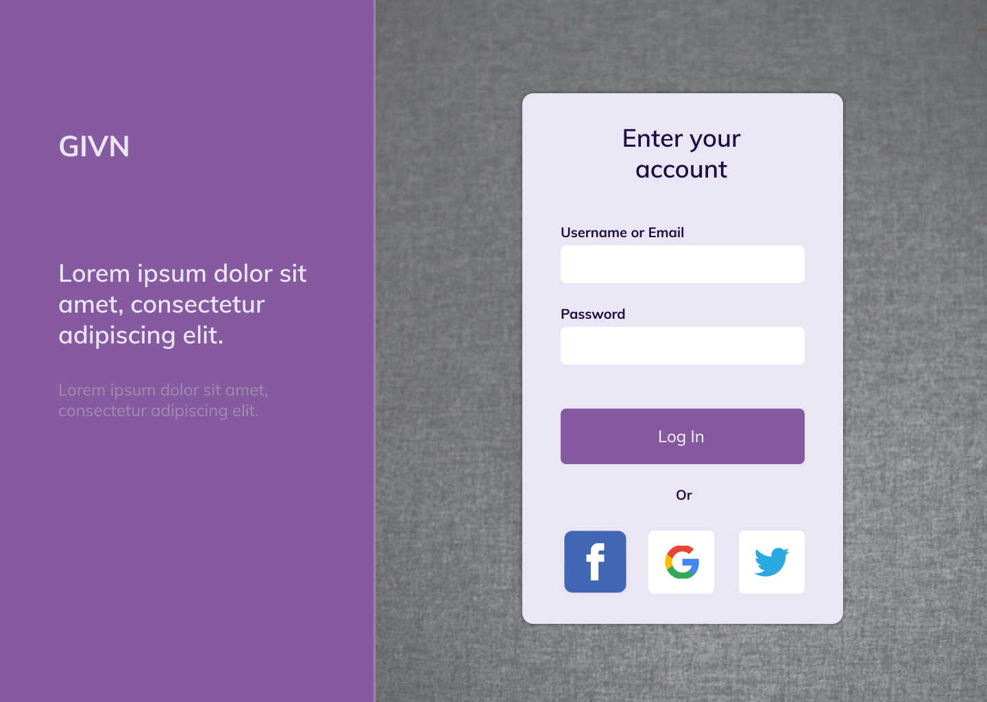 Givn Home Page