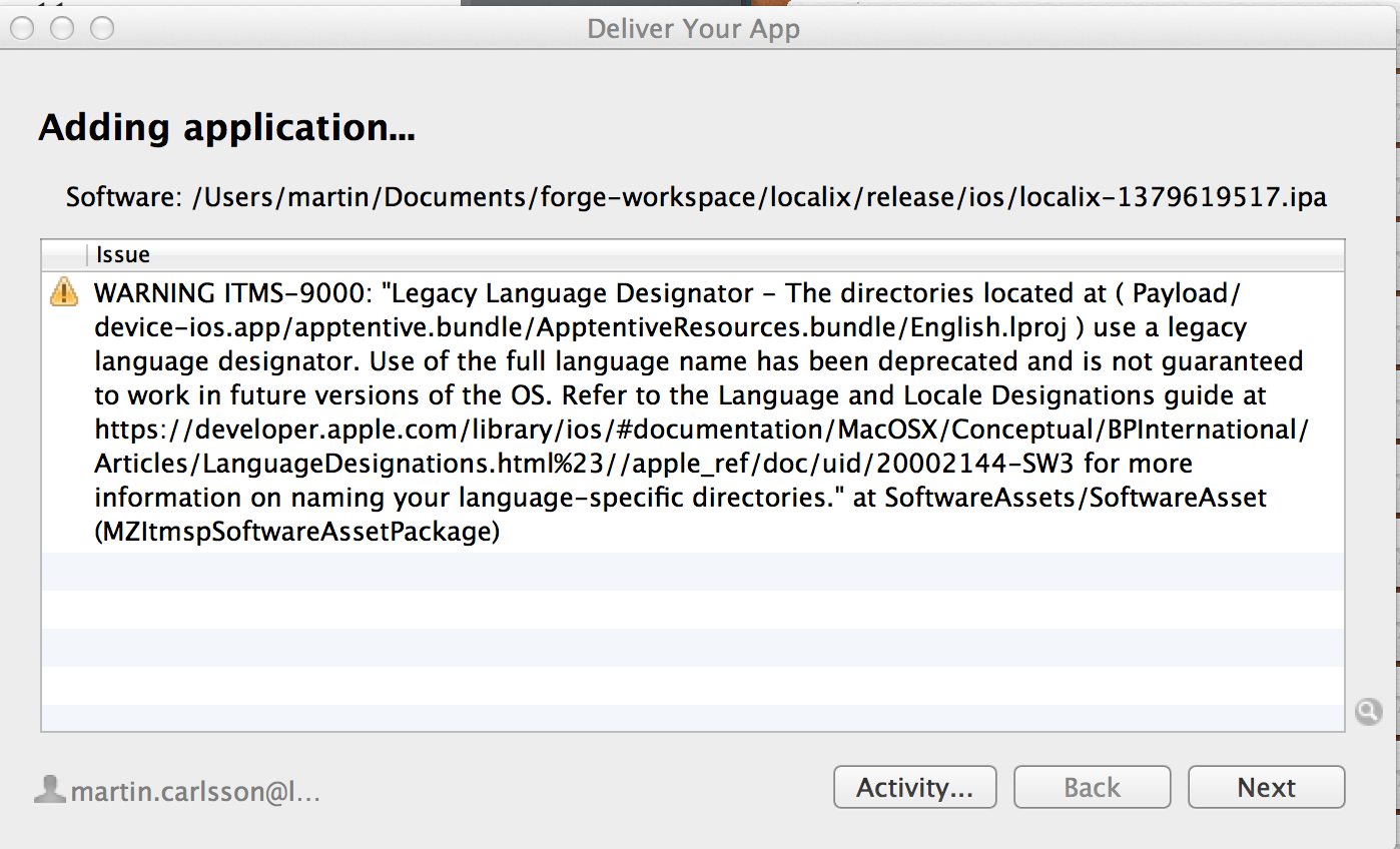 legacy language designator
