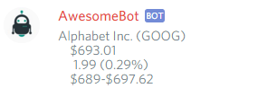 stock command example